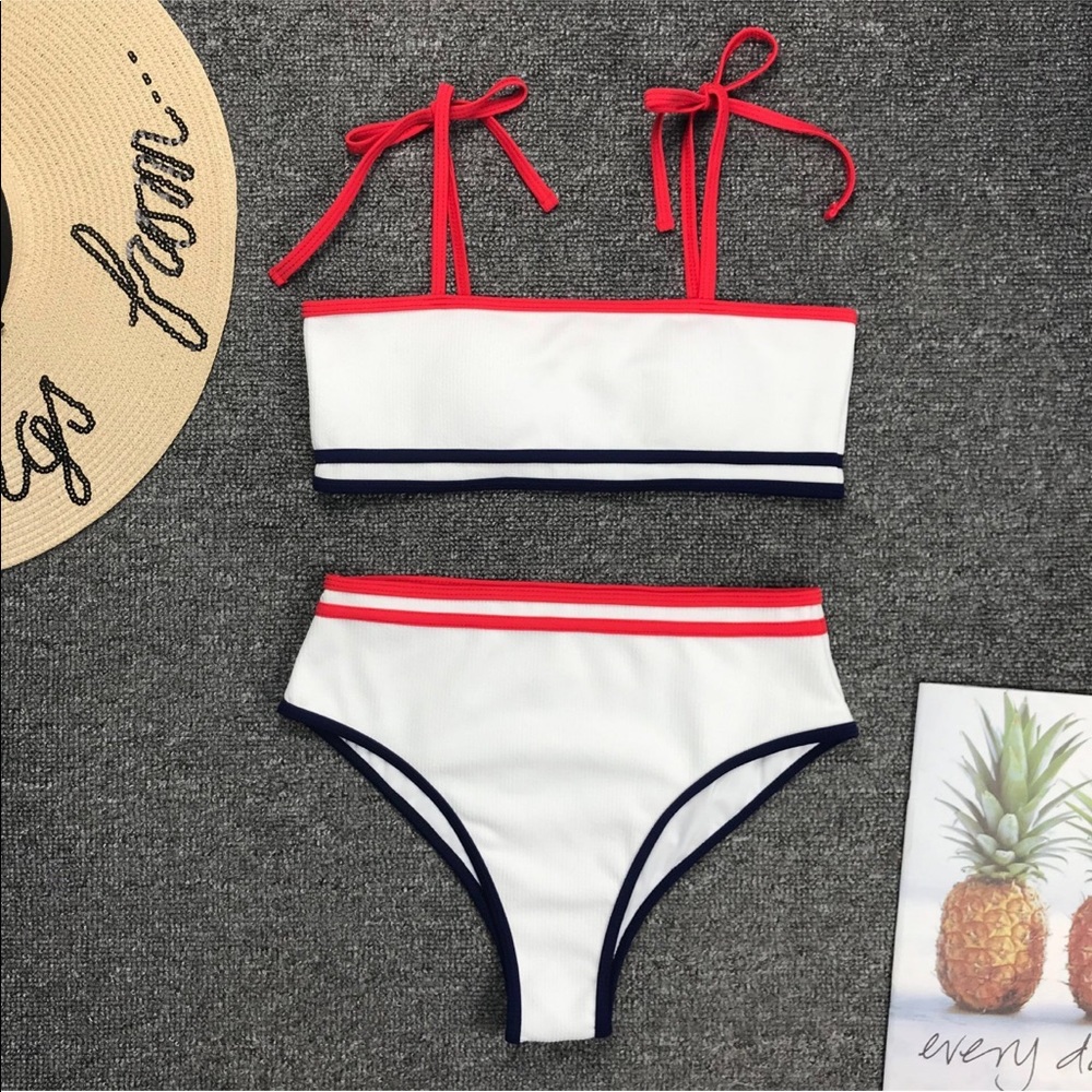219. Ribbed bikini swimsuits - Picture 4 of 6